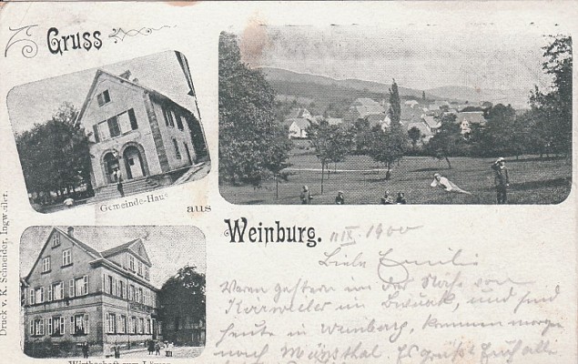 Découverte de Weinbourg