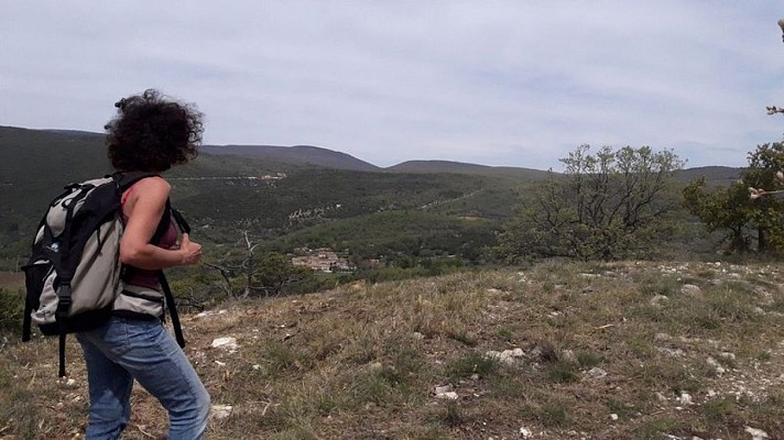 Vue sur Gignac depuis La Colle