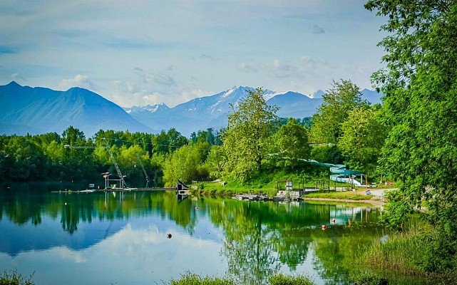 Baudreix, gave et lac - aménagements loisirs lac