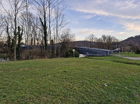 passerelle bleue - Louvie Juzon - passerelle 2