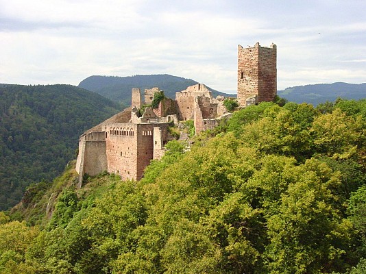 ALSACE CENTRALE : Les châteaux de Ribeauvillé (67)