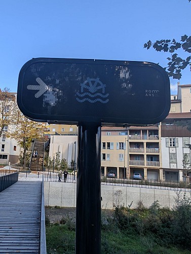 Signalétique "Au fil de l'eau"