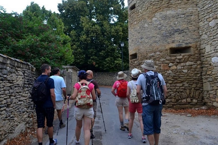 Remparts du Château de Cabrières-d'Aigues