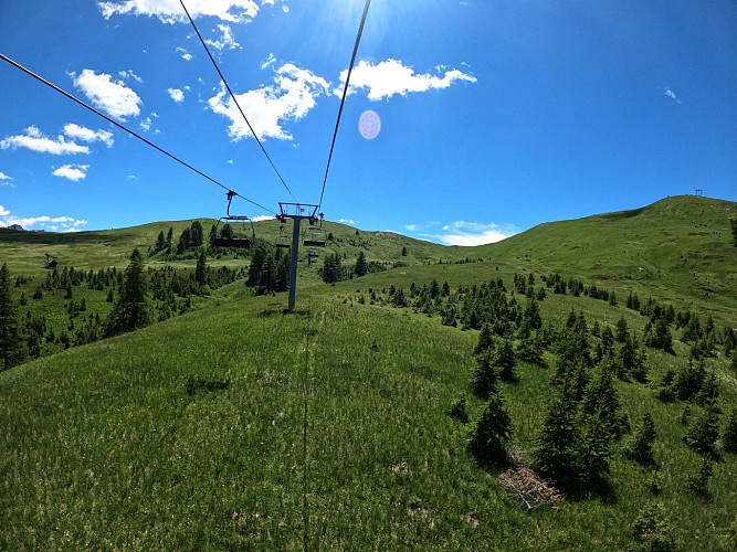 Randonnée - Le Tour des Forts par le Télémix des Chalmettes et le Télésiège des Gondrans