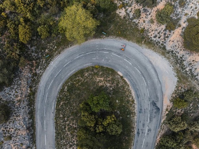 Montée du col de la Liguière