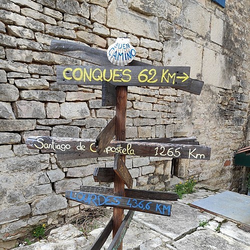 Direction vers Saint Jacques