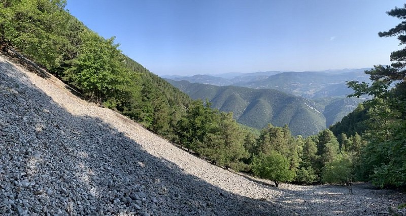 Vue depuis l'ascension