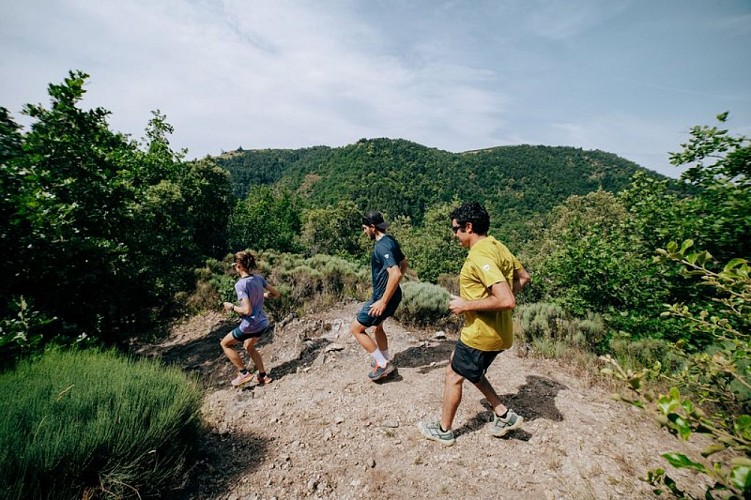 Lac de Choisine en trail