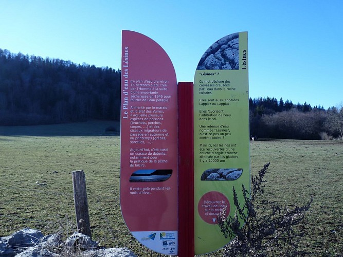 Etang des Lésines-Signalétique