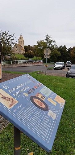 Départ de la promenade avec Septime