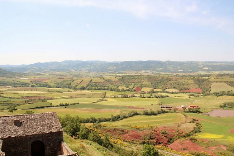 Vue sur la vallée du Rougier