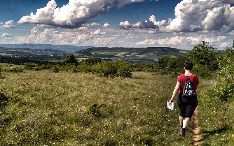 Panorama sur le chemin du retour