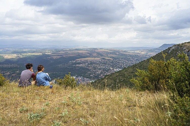 Millau depuis Brunas - ©Exo Dams