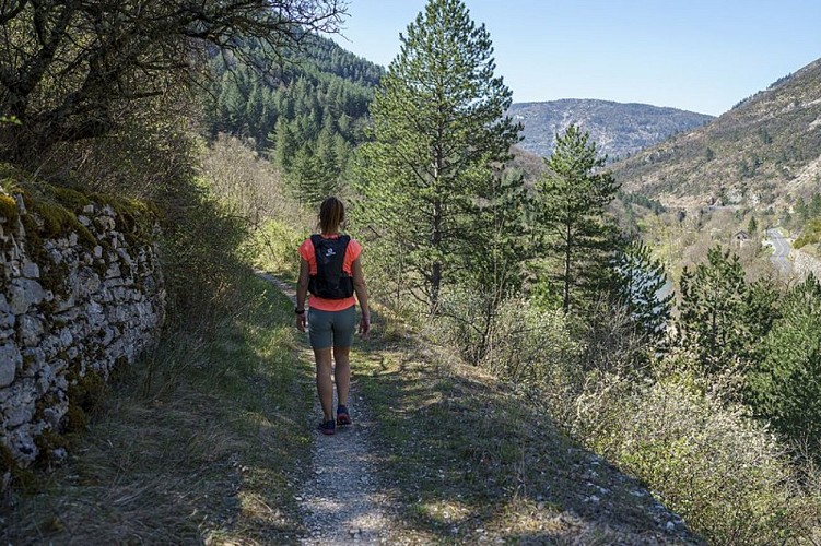 Ste-Enimie sentier - ©Exo Dams