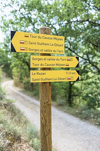 Signalétique GR® Les Vignes - ©Exo Dams