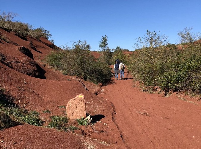 Randonnée dans le Rougier