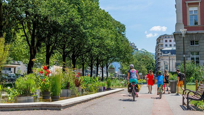 Tour des bauges vélo Chambéry montagnes-Du bourget-du-lac au lac Saint-André