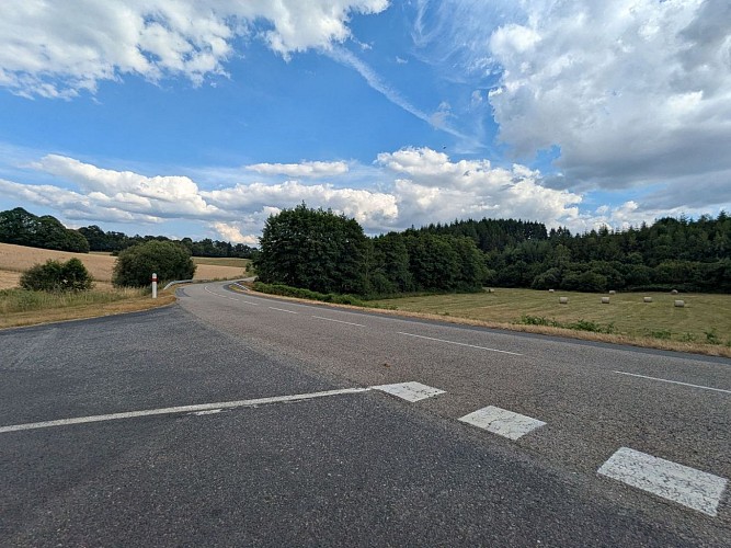 Route entre Chamberet et Meilhards (2)