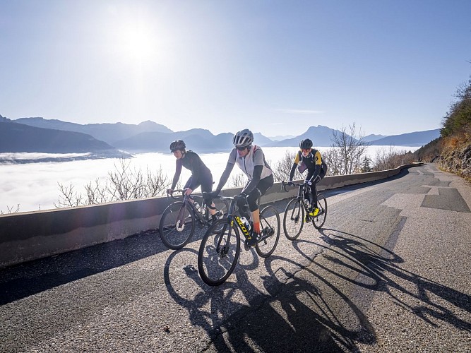 Tour du lac par les cols - itinéraire cyclo