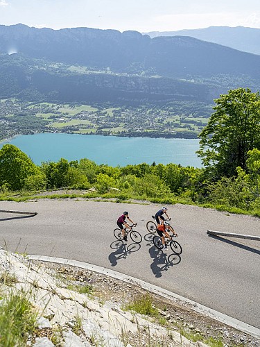 Tour du lac par Leschaux - itinéraire cyclo_Annecy