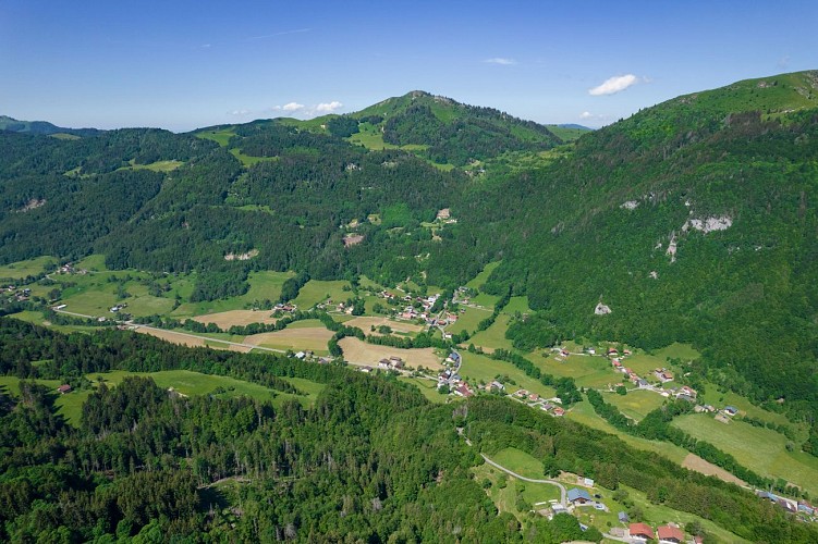 Itinéraire cyclo - Bellevaux par le Col de Jambaz_Saint-Jeoire