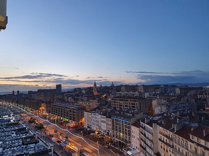 Vieux Port Grande Roue vue aérienne