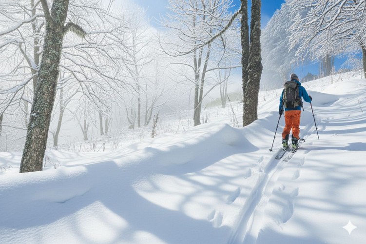 Montée des Chavannes - Ski de rando_Nancy-sur-Cluses