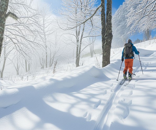 Montée des Chavannes - Ski de rando_Nancy-sur-Cluses