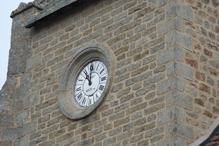 l' horloge de l' église