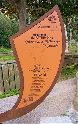 Sentier du patrimoine "U Casteddu" - Figari_Figari