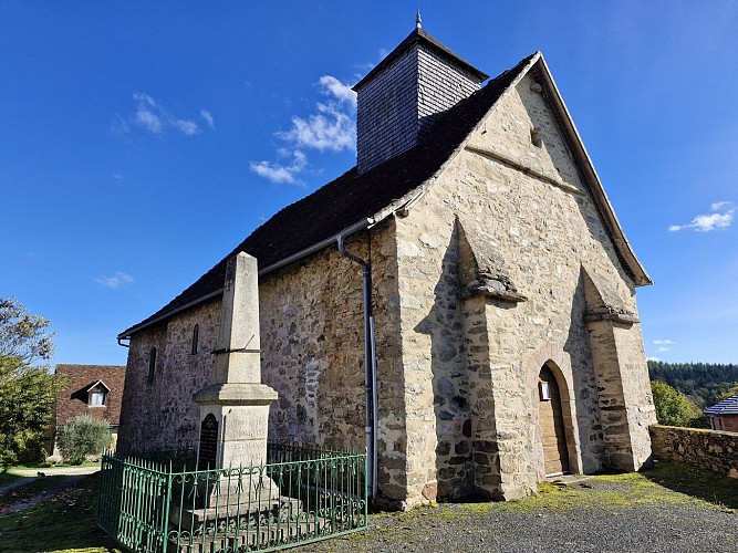 Eglise Lamongerie Circuit du bourg © JL (1)