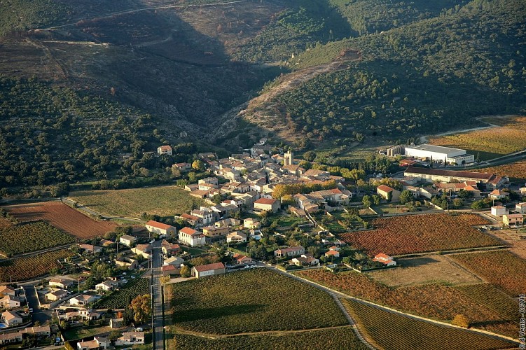 St Saturnin vu du ciel