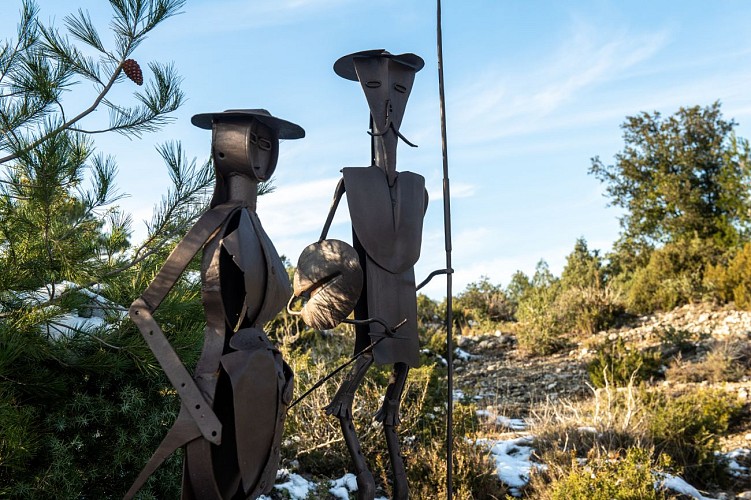 Sentier art et nature La Draille des Seynes - Parcours 1_Belvézet