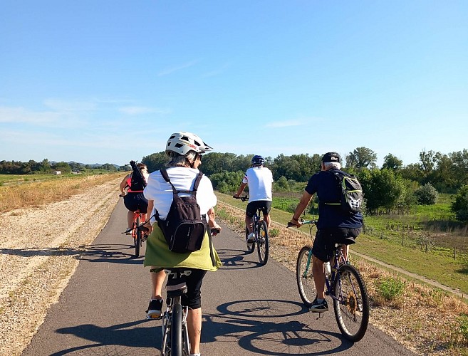 Voie verte Beaucaire Fourques