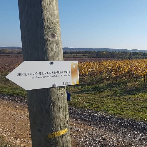 Sentier découverte vignes, vins et patrimoine_Bourdic