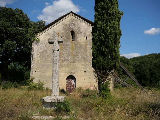 Los restos del acueducto romano Vers pont du Gard