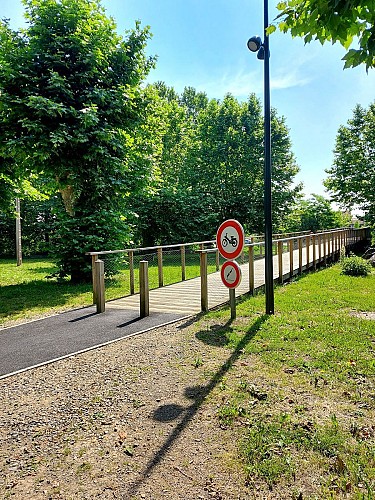 Passerelle du parc Urbain