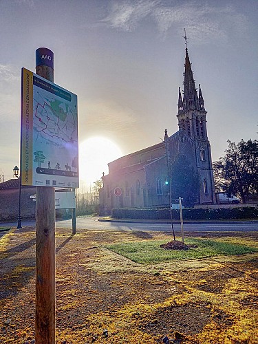 Saint-Michel : Le chemin de la Chapelle Saint-Jaymes (AAG PR3)_Saint-Michel