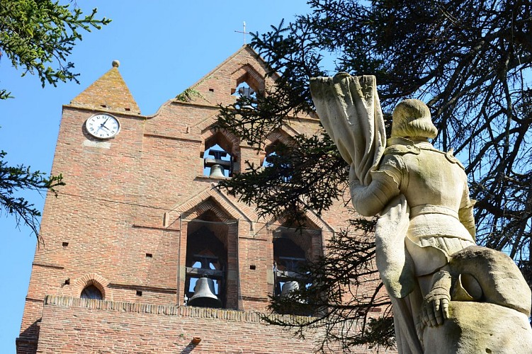 2 Clocher-mur Eglise St Etienne Baziege