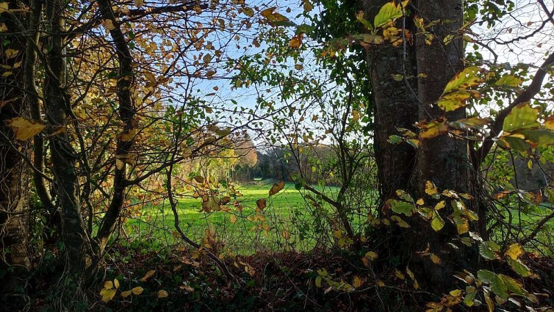 La campagne de Plufur en hiver