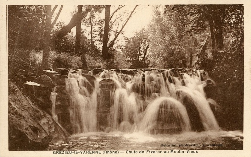 Chutes de l'Yzeron au Moulin Vieux
