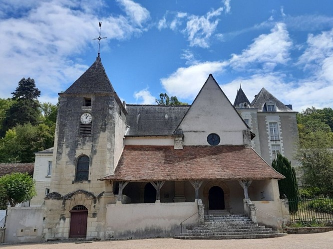 Eglise Saint-Ouen - Randonnée de Saint-Ouen-les-Vignes