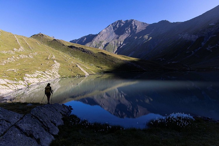 Lac du Goléon depuis les Hières