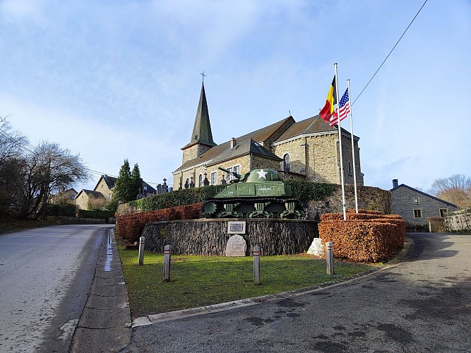 Houffalize: circuit commémorations 75ème Bataille des Ardennes