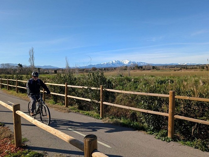 Voie verte "De Bages au lac de Villeneuve-de-la-Raho"