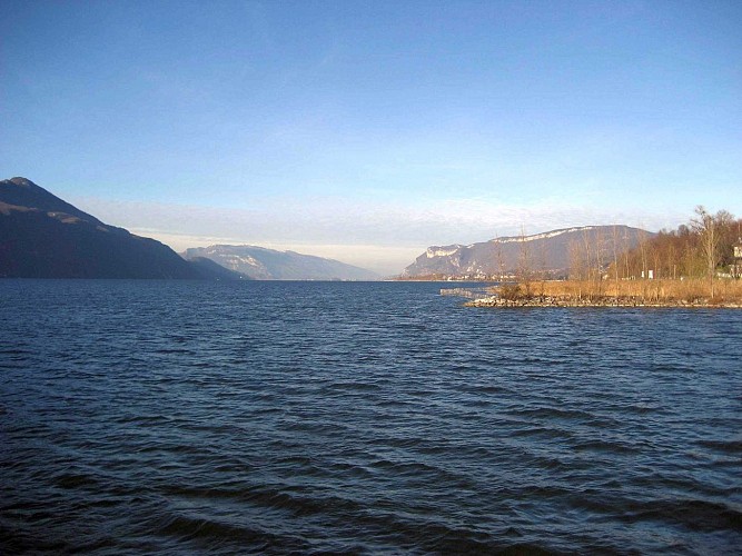 Lac du Bourget - plage de châtillon
