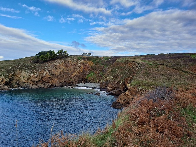 Porstheven, la grève bleue et la maison des goémoniers