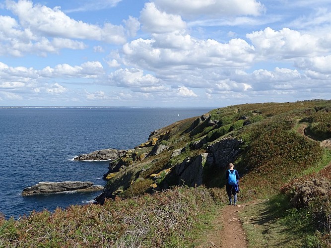 Entre Beg Melen et la pointe du Grognon
