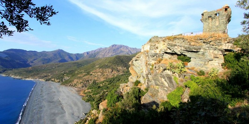 Plage et tour de Nonza@ATC-S.Alessandri