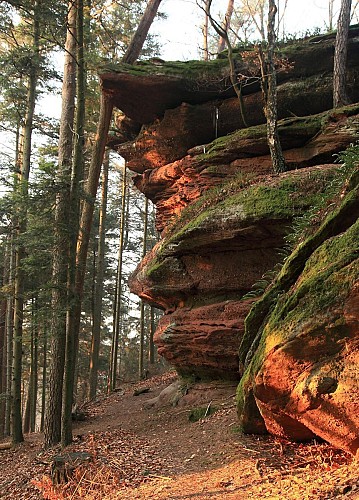 Le rocher du Pfannenfelsen
